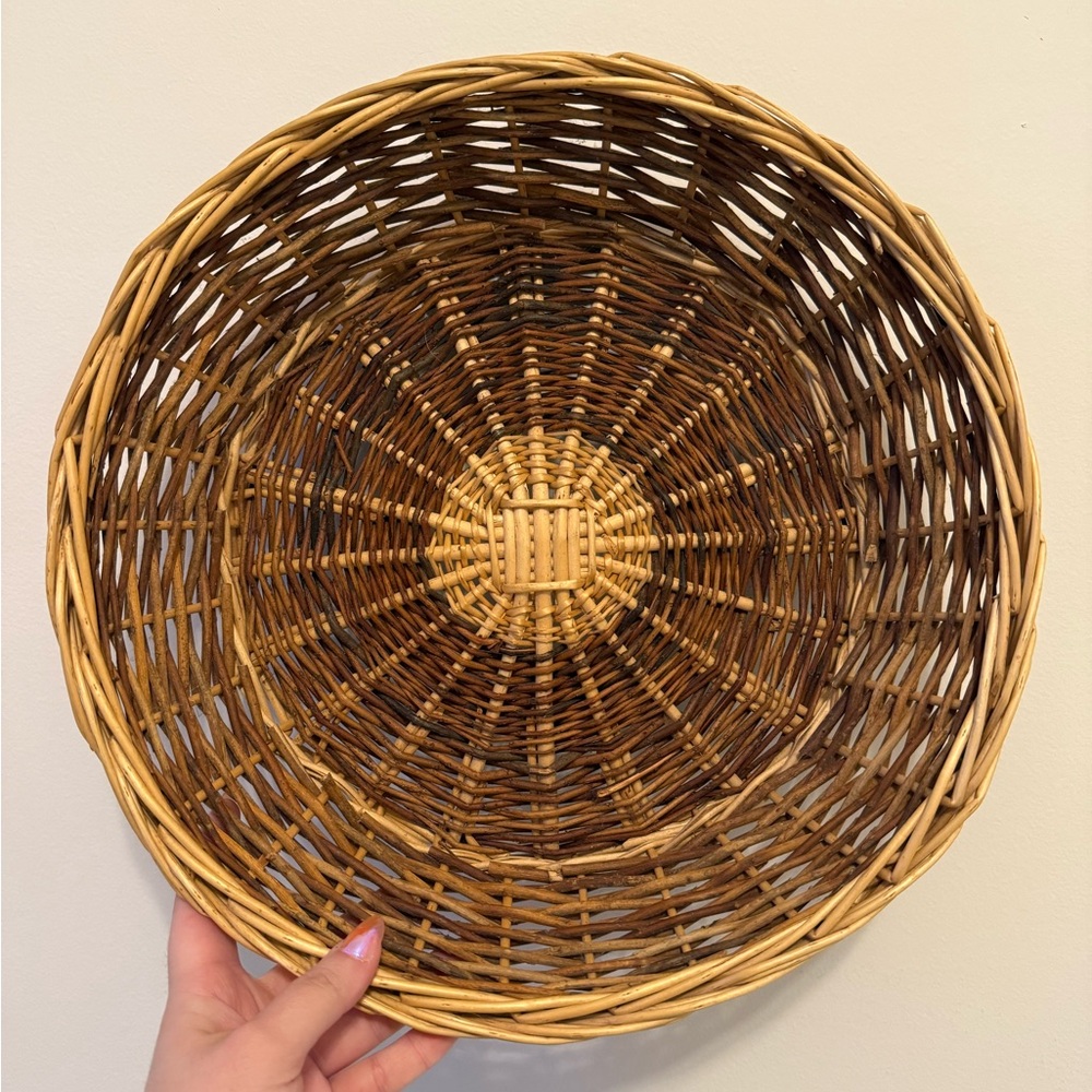Handcrafted Woven Basket - Brown